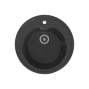 Мойка врезная круглая MIXLINE Стандарт ML-GMS02 505х505х165 мм (черный)
