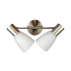 Светильник спот MО 83-5902/2 2х60 Вт E14 Jupiter Lighting никель