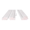 Коробка дверная белая М10 (982х2084х38 мм) крашеная (с фурнитурой) OLOVI