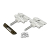 Коробка дверная белая М7 (682х2084х38 мм) крашеная (с фурнитурой) OLOVI