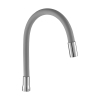 Излив для смесителя кухни 50 см серый, гибкий, с аэратором