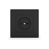 Розетка 1-м СП в сборе карбон IP20 16А TOKOV Electric Pixel TKE-PX-R1F-C14
