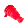 Розетка силовая с крышкой кауч. красн. R8-RED-IP44 (16А, с з/к) ЭРА Б0044548