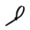 Стяжка кабельная (хомут) 4.8х500 мм с отверстием (100 шт) черная Rexant