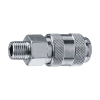 Переходник 1/4"M - рапид муфта (мама) Зубр Профессионал 64911-1/4