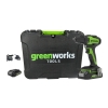 Дрель-шуруповерт бесщеточная аккумуляторная GreenWorks GD24DD35K2