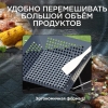 Сковорода-гриль с антипригарным покрытием и съемн. ручкой Forester