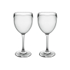 Набор бокалов для вина 300 мл, небьющиеся, прозрачные SATE (2 шт)