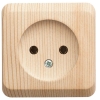 Розетка 1-м ОП сосна 16 А Systeme Electric Этюд УЦЕНКА*