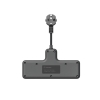 Удлинитель Космос черный (3х0.1 м, ПВС 3х1, с/з, 2USB+1USBC)