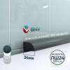 Акриловый бордюр универсальный BNV ПШ24, глянцевая поверхность, 12х24х1800 мм, черный
