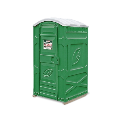 Туалетная кабина EcoLight (панель шагрень, цвет зелёный)