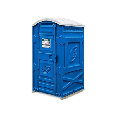 Туалетная кабина EcoLight (панель шагрень, цвет синий)