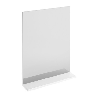 Зеркало MELAR с полочкой без подсветки белое Cersanit