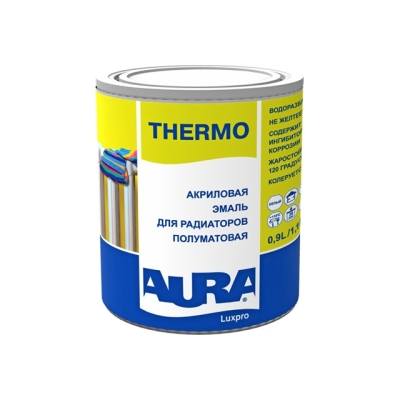 Эмаль для радиаторов AURA LUXPRO TERMO акриловая 0,9л