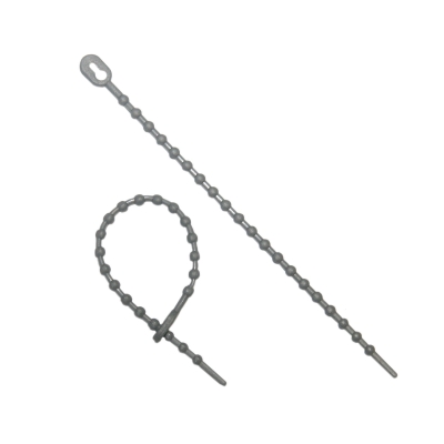 Стяжка кабельная (хомут) многоразовая 3х150 мм (50 шт) серая