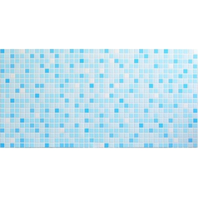 Панель ПВХ 0,95х0,48 Мозаика Микс голубой