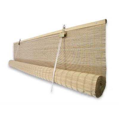 Штора рулонная бамбуковая 80х160 Осака натуральная
