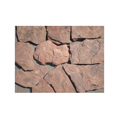 Камень природный Песчаник (красный обожжённый) 25-35мм