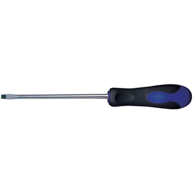 Отвертка  SL6,5*200мм двухкомпонентная ручка, шлиц намагниченный