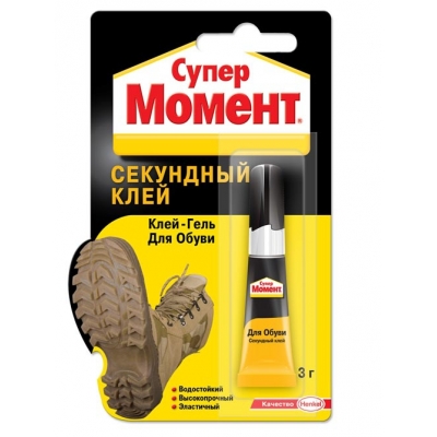 Клей обувной секундный Момент (3 г)