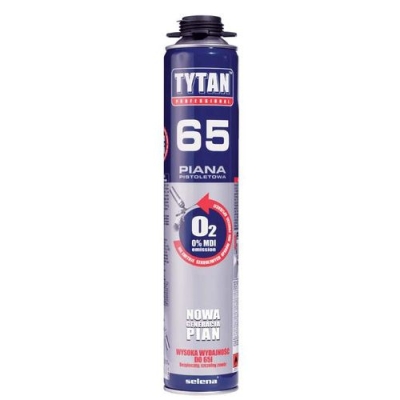 Пена монтажная Tytan Professional 65 O2 профессиональная 750 мл