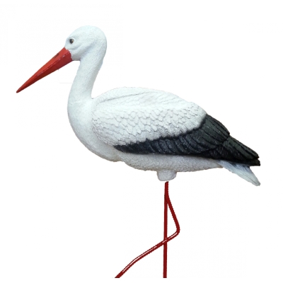 Фигура садовая Аист большой новый 115 см