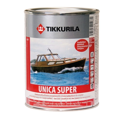 Лак Tikkurila Unica Super Ep полуглянцевый 2,7л