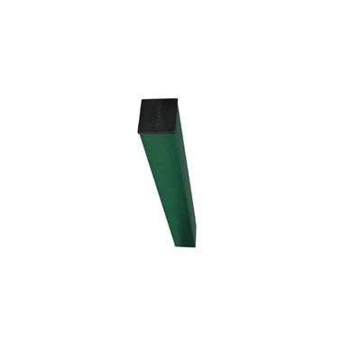 Столб 62х55х3000мм зеленый RAL 6005 4 отверстия (2,03)