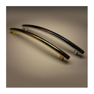 Ручка мебельная скоба комбинированная М-7085 GP/PN- 96mm зол/перл. никель