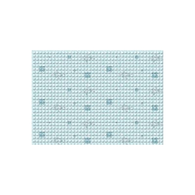 Панель ПВХ 530х720 мм мозаика небесно-голубуй акцент