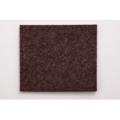 Подкладка (пункт) для мебели фетровая самоклеющаяся 22х22 мм коричневая (12 шт) Element