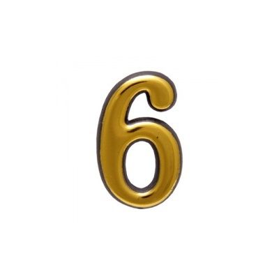 Цифра дверная "Trodos" "6"и"9", золото