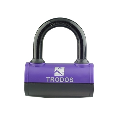 Замок навесной "Trodos"(Blister) ВM-085 (P) фиолетовый всепогодный
