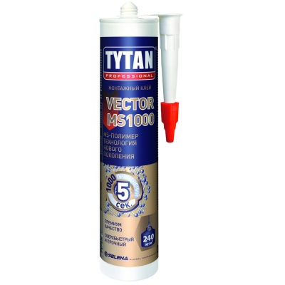 Клей монтажный TYTAN Professional VECTOR MS-1000 белый 310мл