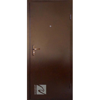 Дверь стальная ДМГ- 1 980х2080мм левая  (фурнитура внутри)