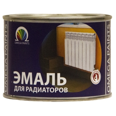 Эмаль для радиаторов OMEGA 0,45 кг 