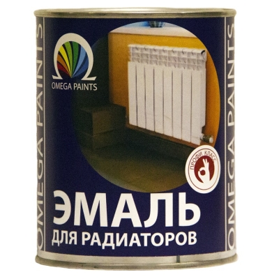 Эмаль для радиаторов Omega Paints белая (0.8 кг)