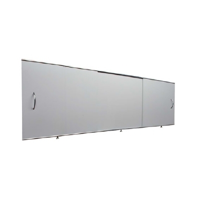 Экран под ванну Орио 1,7м алюминиевый профиль белый ЭС 170-50-УБ