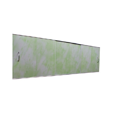 Экран под ванну 1,7м "Орио" зелёный мрамор,алюм.профиль ЭС 170-50-УЗ