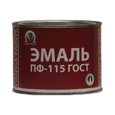 Эмаль ПФ-115 ГОСТ MEGA PAINTS коричневая 0,4кг