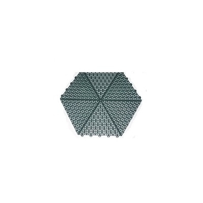 Покрытие темно-зеленой модульное шестигранное 9 шт/уп Gard-Plast 15123