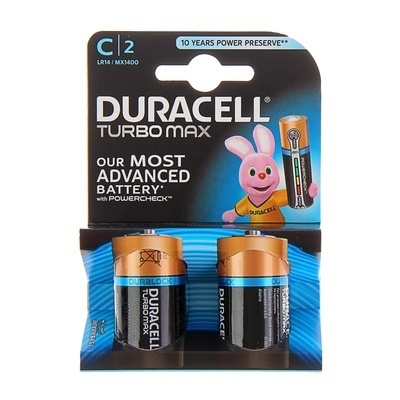 Элемент питания Duracell LR14 BP2 TurboMax