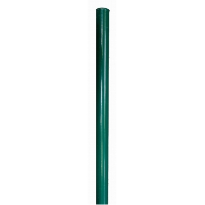 Столб заборный круглый d-75 мм зеленый мох (RAL 6005) 3000 мм