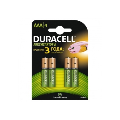 Аккумулятор Duracell RP03 750 mAh NiМН BP4