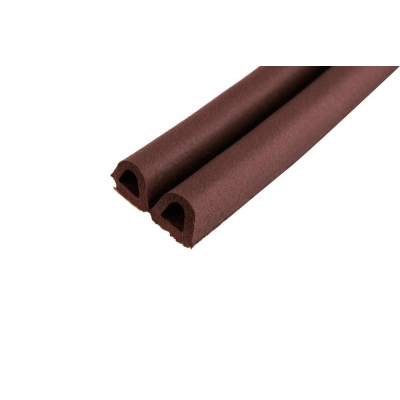 Уплотнитель резиновый ZOOM, D, коричневый (пара)