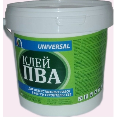 Клей ПВА универсальный Omega Paints (1 кг)