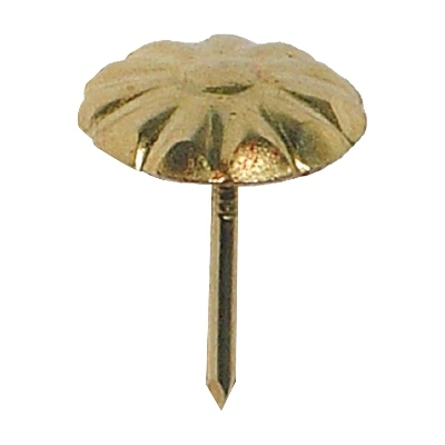 Гвозди с декоративной шляпкой 1.2х10.5 мм латунь (50 шт) Ромашка Element