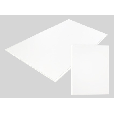 Панель ПВХ 0,4*3,0*0,008 белая матовая широкая м