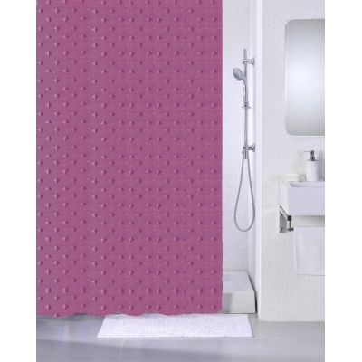 Штора для ванной ZALEL 180х200см розовая